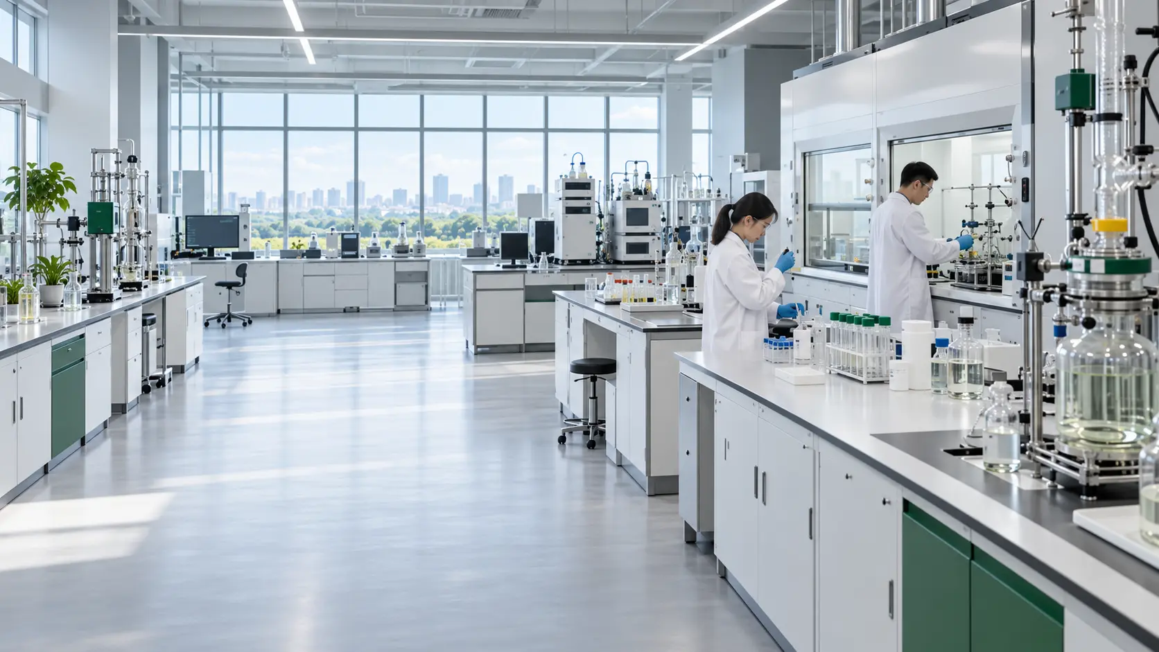 Overzicht van het R&D-laboratorium